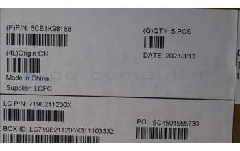 Lenovo 5CB1K98188 Tastatur inkl. Topcase ASM_RUS L83AS A/G