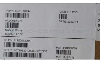 Lenovo 5CB1L09244 Tastatur inkl. Topcase ASM_ARA L82YU BK