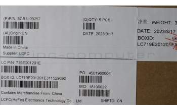 Lenovo 5CB1L09257 Tastatur inkl. Topcase ASM_HUN L82YU BK