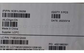 Lenovo 5CB1L09258 Tastatur inkl. Topcase ASM_ITA L82YU BK