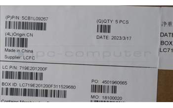 Lenovo 5CB1L09267 Tastatur inkl. Topcase spanisch L82YU BK