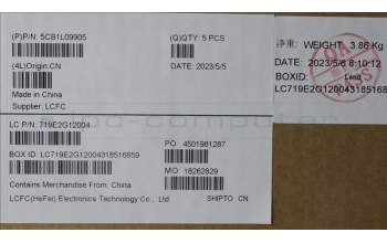 Lenovo 5CB1L09905 Tastatur inkl. TopcaseASM_FRA/ENGL82WQRGBWTWOL