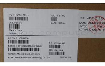 Lenovo 5CB1L09911 Tastatur inkl. Topcase ASM_ILD L82WQ RGB WTWOL