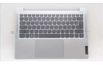 Lenovo 5CB1L10862 C-Cover with keyboard, Czech Slovakian, Cloud Grey, Backlight, Non-Fingerprint, UK