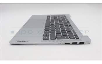 Lenovo 5CB1L10879 C-Cover with keyboard,Spanish,Cloud Grey,Backlight,Non_FingerPrint