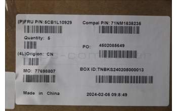 Lenovo 5CB1L10929 Tastatur inkl. Topcase_ENG C82XD FP AB BL AL