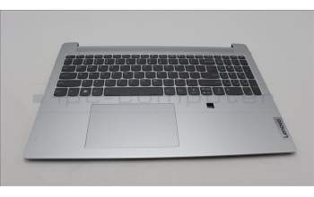Lenovo 5CB1L11358 C-Cover with keyboard,English,Cloud Grey,Backlight,Fingerprint