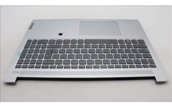 Lenovo 5CB1L11371 C-Cover with keyboard, Spanish, Cloud Grey, Backlight, FingerPrint, UK