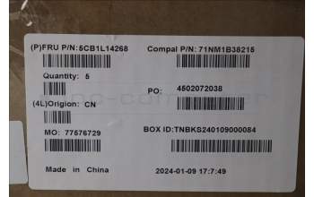 Lenovo 5CB1L14268 Tastatur inkl. Topcase_SPA C82XF FP AB BL AL