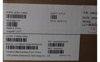 Lenovo 5CB1L14634 Tastatur inkl. Topcase deutsch L82YW TEX BK