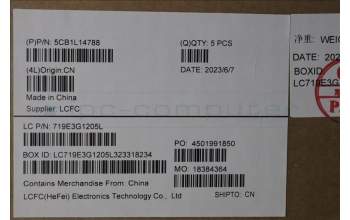 Lenovo 5CB1L14788 Tastatur inkl. Topcase ASM_EURO ENGL82XRFPAGBL