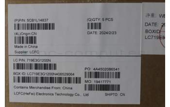 Lenovo 5CB1L14837 Tastatur inkl. Topcase schweiz L82XR FP AG NBL