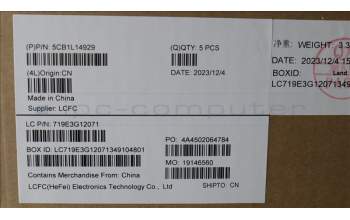 Lenovo 5CB1L14929 Tastatur inkl. Topcase ASM_FRA L82XR NFP ABNBL