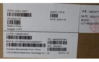 Lenovo 5CB1L14977 Tastatur inkl. Topcase ASM_HUN L82XR NFP AG BL