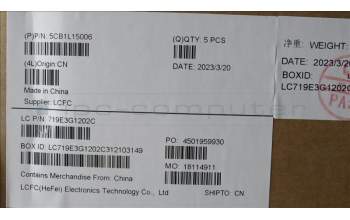 Lenovo 5CB1L15006 Tastatur inkl. Topcase ASM_RUS L82XR NFP AGNBL