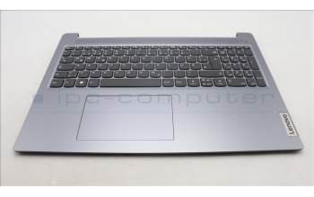 Lenovo 5CB1L15008 C-Cover with keyboard, German, Arctic Grey, Non-Backlight, Non-Fingerprint, UK