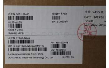 Lenovo 5CB1L16405 Tastatur inkl. Topcase ASM_UK L82XQ AB NBL