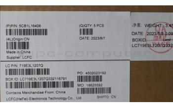 Lenovo 5CB1L16406 Tastatur inkl. Topcase ASM_ITA L82XQ AB NBL