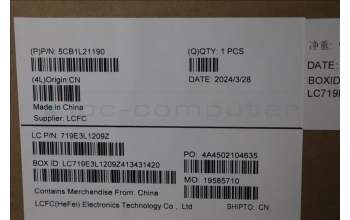 Lenovo 5CB1L21190 Tastatur inkl. Topcase ASM_BEL L82XQ ABFP BL