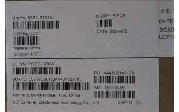 Lenovo 5CB1L21245 Tastatur inkl. Topcase ASM_EUROENGL82XQABFPNBL