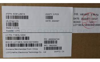 Lenovo 5CB1L28214 Tastatur inkl. Topcase ASM_ENG L82XQ AGFP NBL