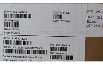 Lenovo 5CB1L28216 Tastatur inkl. Topcase ASM_ITA L82XQ AGFP NBL