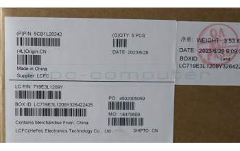 Lenovo 5CB1L28242 Tastatur inkl. Topcase französisch/arabsichL82XQAGFPNBL