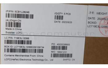 Lenovo 5CB1L28246 Tastatur inkl. Topcase ASM_BEL L82XQ FB BL