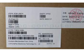 Lenovo 5CB1L28274 Tastatur inkl. Topcase ASM_UK L82XQ FB BL