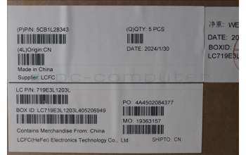 Lenovo 5CB1L28343 Tastatur inkl. Topcase spanisch L82XQ FBFP NBL