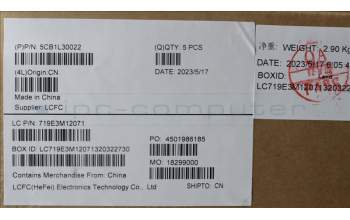 Lenovo 5CB1L30022 Tastatur inkl. Topcase ASM_FRA L82XN FP AG