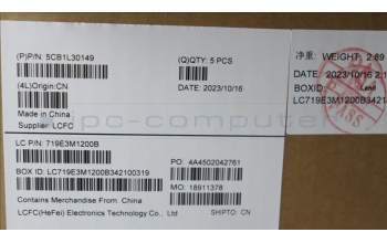 Lenovo 5CB1L30149 Tastatur inkl. Topcase ASM_ITA L82XN NFP AB