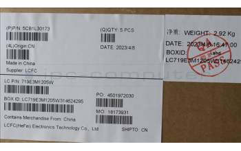 Lenovo 5CB1L30173 Tastatur inkl. Topcase ASM_BUL L82XN NFP AB