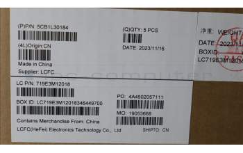 Lenovo 5CB1L30184 Tastatur inkl. Topcase ASM_EUROENGL82XNNFPABBL