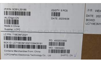 Lenovo 5CB1L30185 Tastatur inkl. Topcase ASM_FRA L82XN NFP AB BL