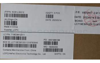 Lenovo 5CB1L30212 Tastatur inkl. Topcase ASM_ITA L82XN NFP AG