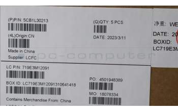 Lenovo 5CB1L30213 Tastatur inkl. Topcase spanisch L82XN NFP AG