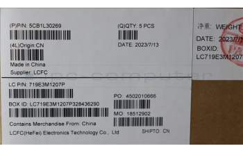 Lenovo 5CB1L30269 Tastatur inkl. Topcase ASM_NORDIC L82XNNFPAGBL