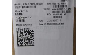 Lenovo 5CB1L30670 Tastatur inkl. Topcase ASM_FRA W 82Y0 AG BL