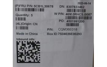 Lenovo 5CB1L30678 C-Cover with keyboard, Nordic, Arctic Grey, Backlight, UK