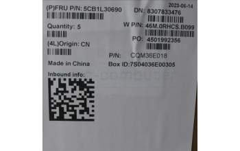 Lenovo 5CB1L30690 Tastatur inkl. Topcase ASM_UK W 82Y0 AG