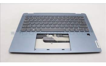 Lenovo 5CB1L30742 C-Cover with keyboard, Belgian, Stone Blue, Backlight, UK