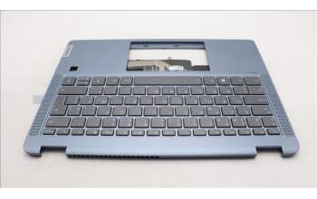 Lenovo 5CB1L30742 C-Cover with keyboard, Belgian, Stone Blue, Backlight, UK