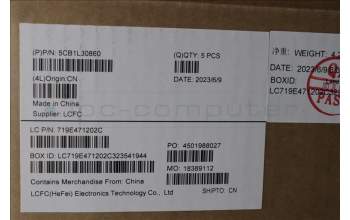 Lenovo 5CB1L30860 Tastatur inkl. Topcase ASM_FRA/ENGL82WKONGYRGB