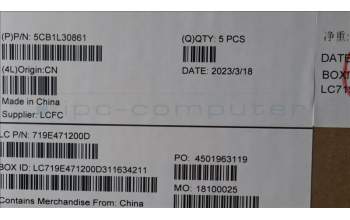 Lenovo 5CB1L30861 Tastatur inkl. Topcase ASM_UK L82WK ONGY RGB