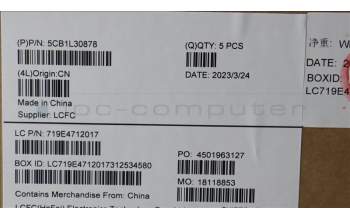 Lenovo 5CB1L30878 Tastatur inkl. Topcase ASM_SLV L82WK ONGY RGB