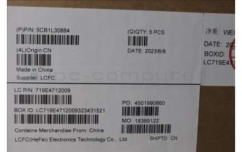 Lenovo 5CB1L30884 Tastatur inkl. Topcase ASM_UKR L82WK ONGY RGB