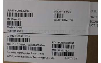 Lenovo 5CB1L30909 Tastatur inkl. Topcase ASM_RUS L82WK ONGY WH