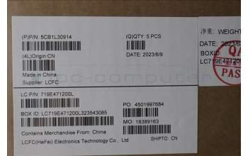 Lenovo 5CB1L30914 Tastatur inkl. Topcase ASM_TC L82WK ONGY WH
