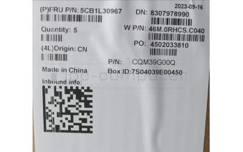 Lenovo 5CB1L30967 C-Abdeckung mit Tastatur, Portugiesisch, arktisgrau